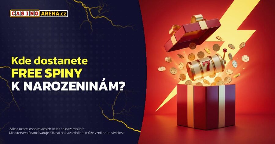 Narozeninové free spiny v&nbsp;českých online casinech