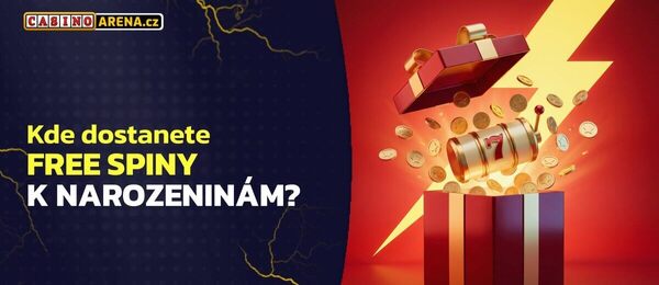 Narozeninové free spiny v českých online casinech