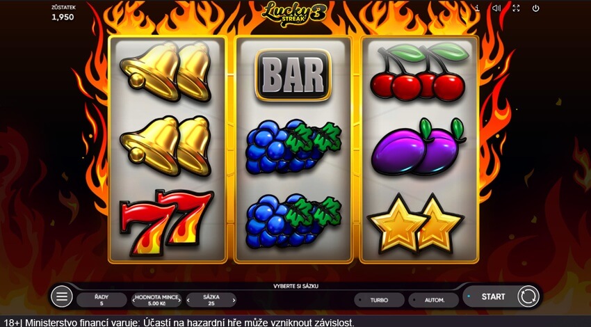 Lucky Streak 3 od Endorphiny