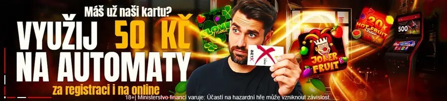 Získejte 50 free spinů, pokud jste terminálový hráč