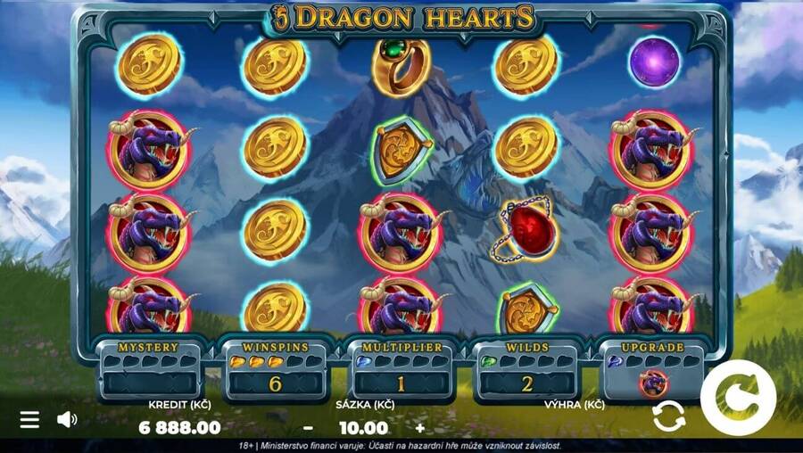 Online výherní automat 5 Dragon Hearts