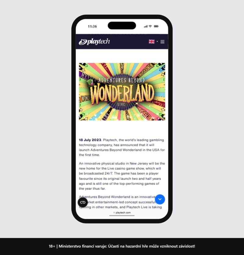 Adventures Beyond Wonderland od Playtechu