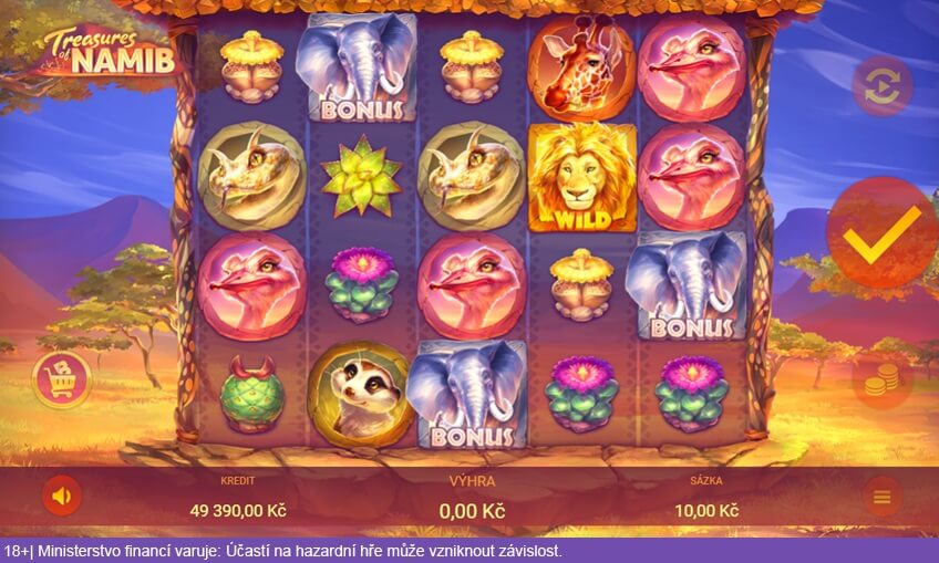 Treasures of Namib od Apollo Games