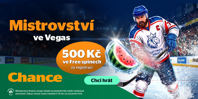 Získejte Chance časově omezený bonus 500&nbsp;Kč ve free spinech