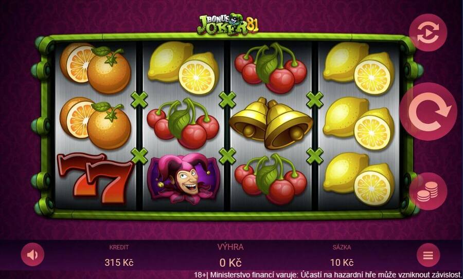 Bonus Joker 81 – recenze výherního automatu
