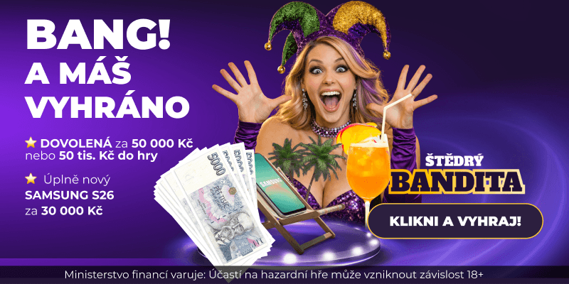 Aprílový bandita je zajímavá casino soutěž u&nbsp;Grandwinu