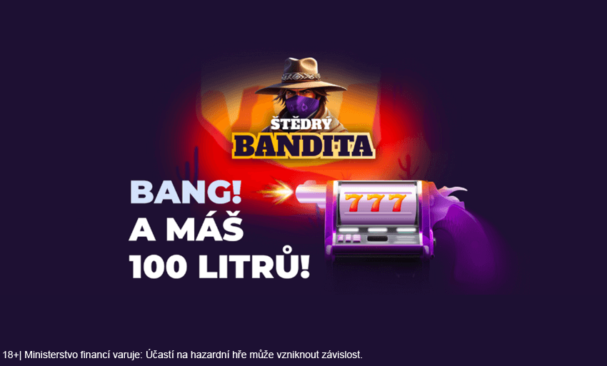 Štědrý bandita v online casinu Grandwin