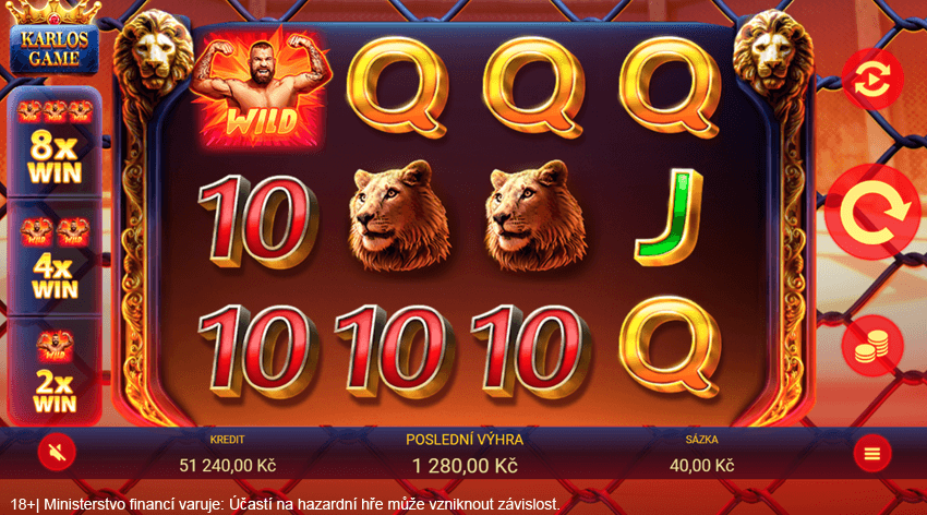 Karlos Game je skvělý automat s 81 výherními liniemi