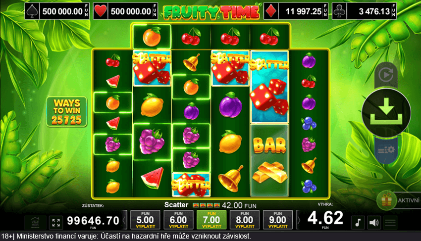 Fruity Time od Amusnetu