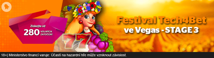 Třetí kolo Tech4Bet festivalu s free spiny