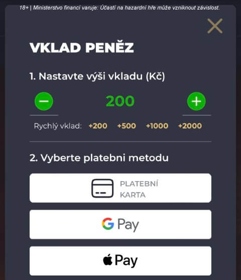 Grandwin online casino: Google Pay službu umožňuje