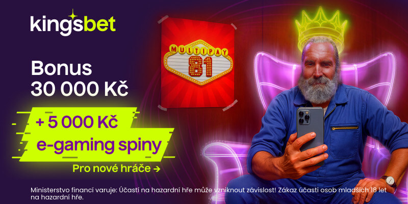 Kingsbet bonus za registraci až 30 000 Kč