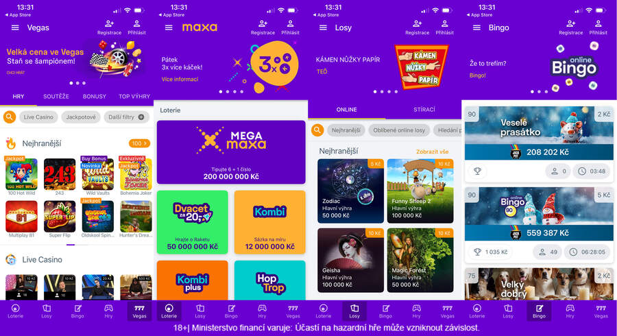 Dostupná je Maxa aplikace pro Android i&nbsp;iOS