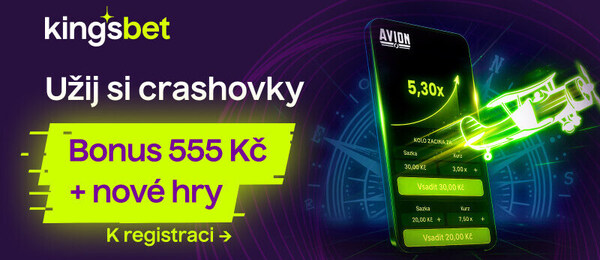 V online casinu Kingsbet za registraci získáte zajímavý bonus, který lze využít například na nových crash games