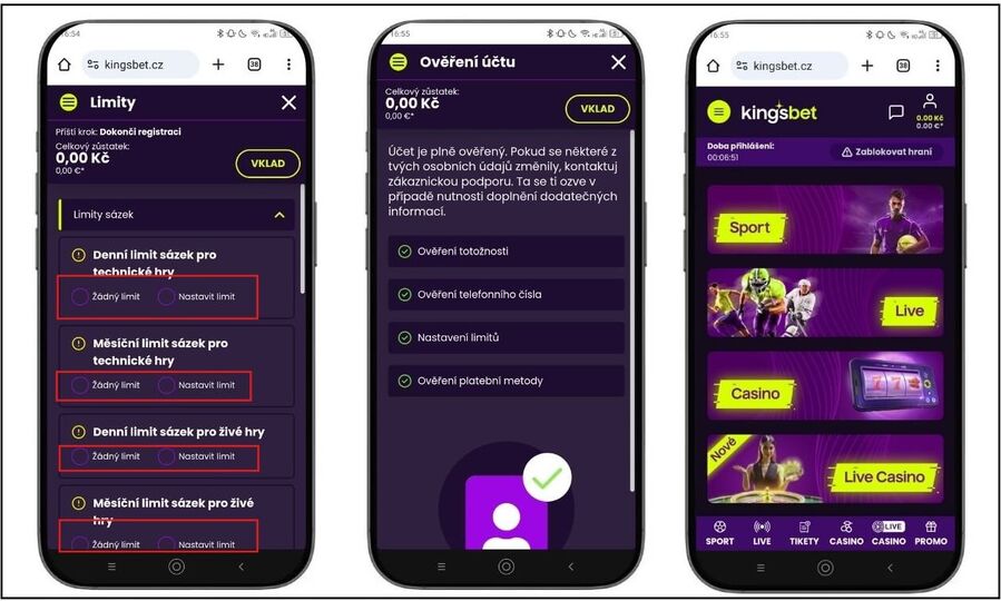 Kingsbet registrace