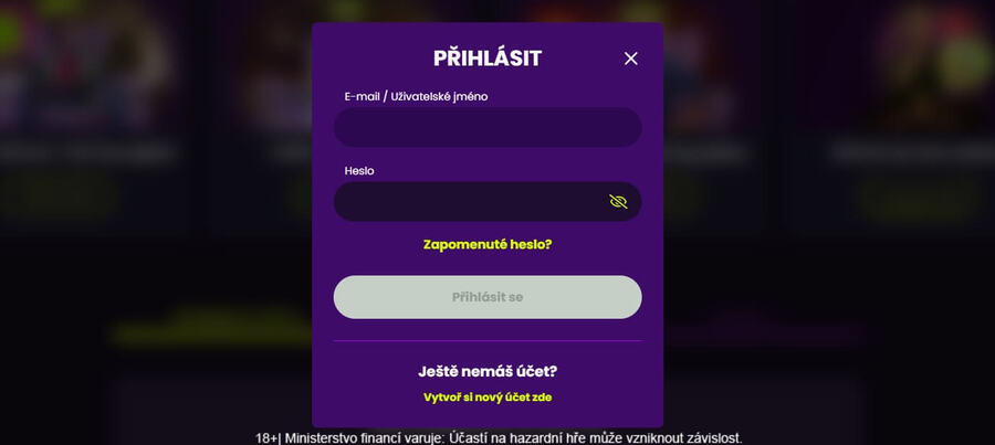 Kingsbet přihlášení do online casina