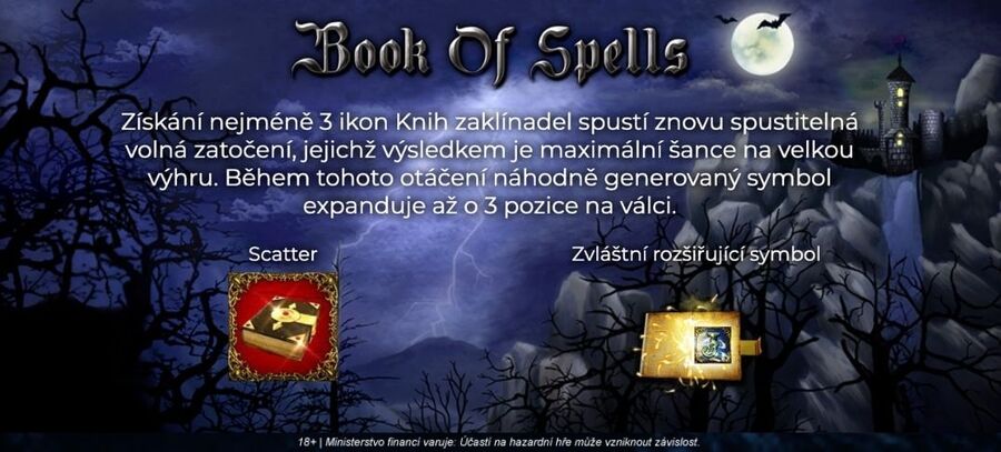 Online hrací automat Book of Spells