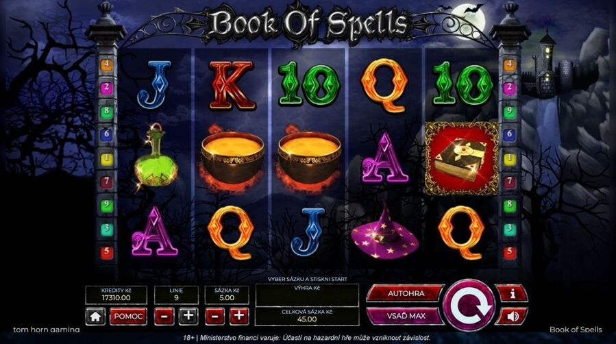 Výherní automat Book of Spells