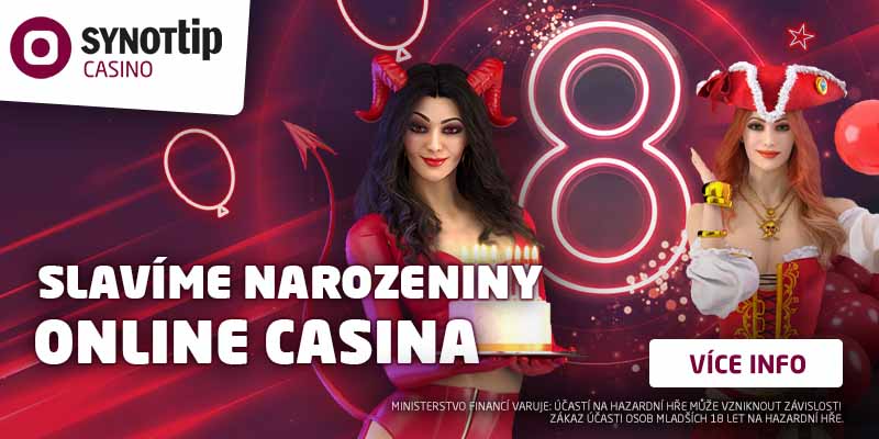 Oslavte 8. narozeniny SYNOT TIPu s bonusy