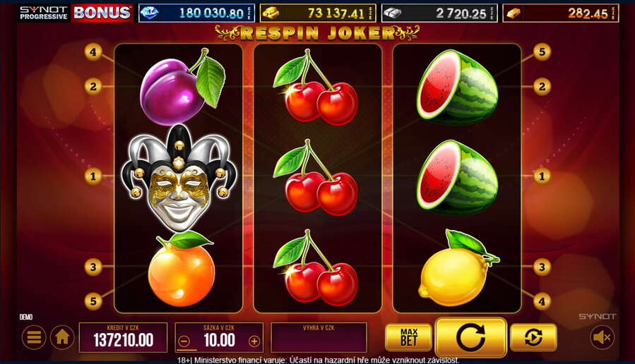 Výherní automat Respin Joker