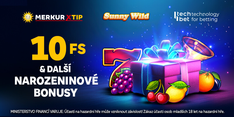 Free spiny u MerkurXtip jen za přihlášení
