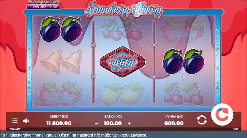 Strawberry Cherry je hrací automat od Tech4Betu