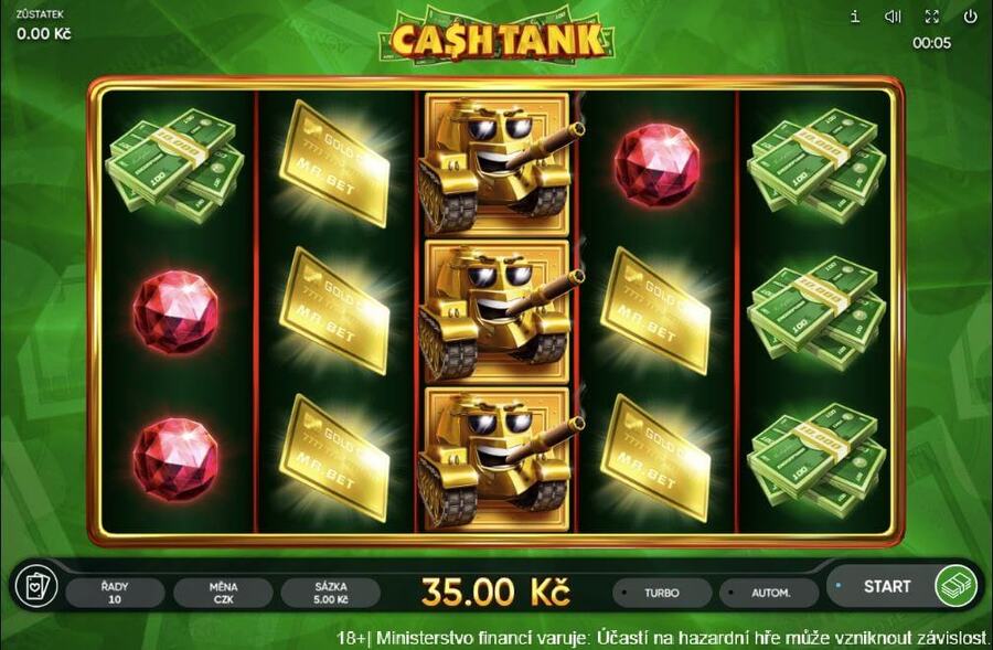 Cash Tank – recenze hracího automatu