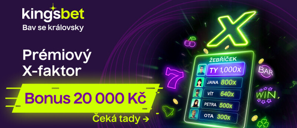 Zapojte se u Kingsbetu do X-faktoru a získejte free spiny nebo peněžní bonus