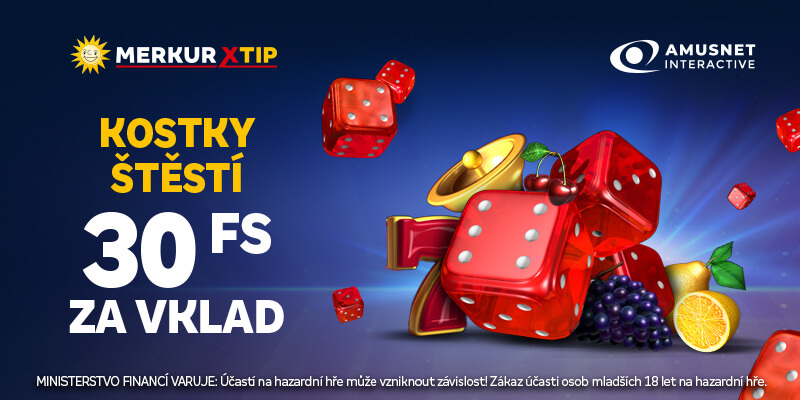 Kostky štěstí v online casinu MerkurXtip