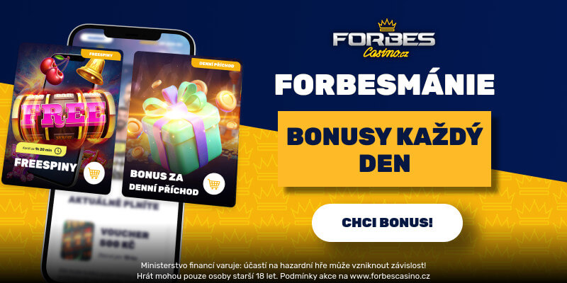 Forbes casino free spiny a další bonusy