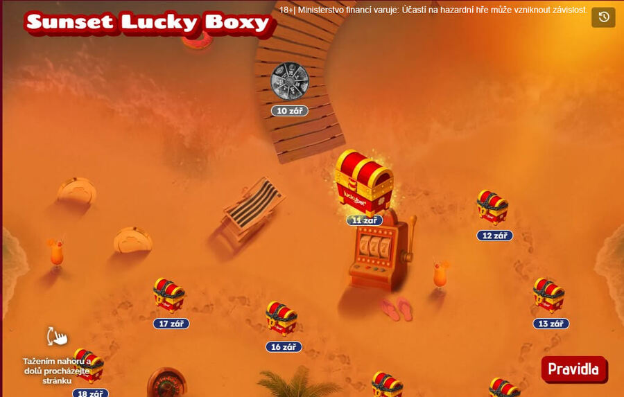 Zapojte se do Lucky Boxů v LuckyBet casinu