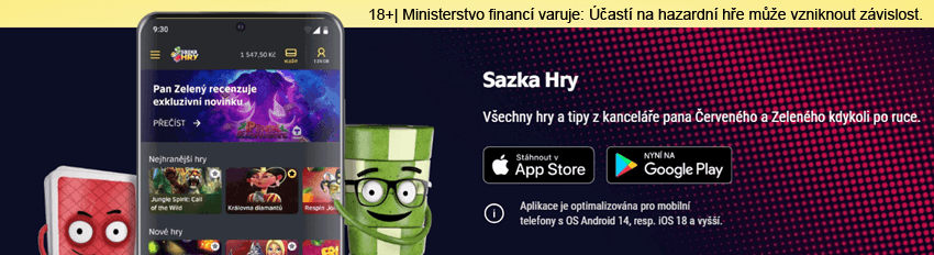 Mobilní aplikace Sazka Her