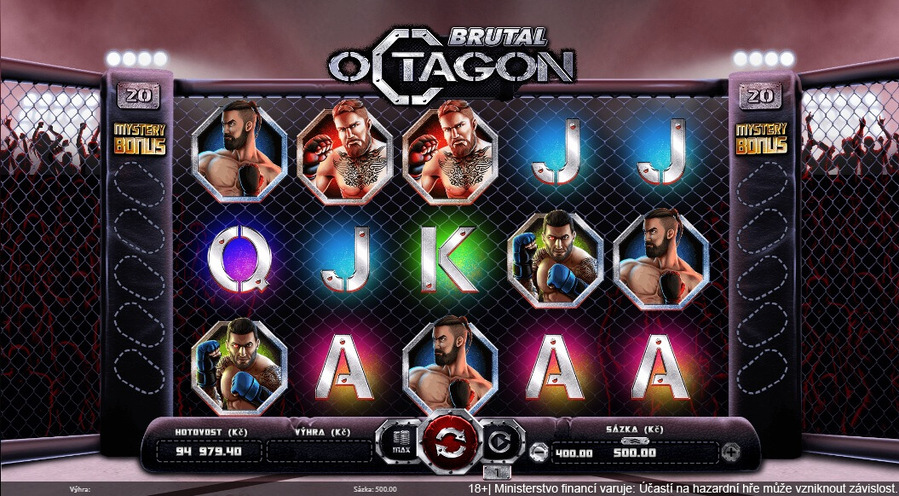 Recenze Brutal Octagon – automat s bojovníky MMA od Kajotu