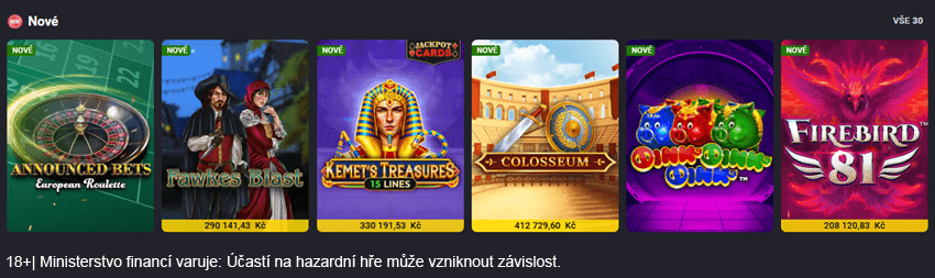 Nové automaty zdarma u Fortuny