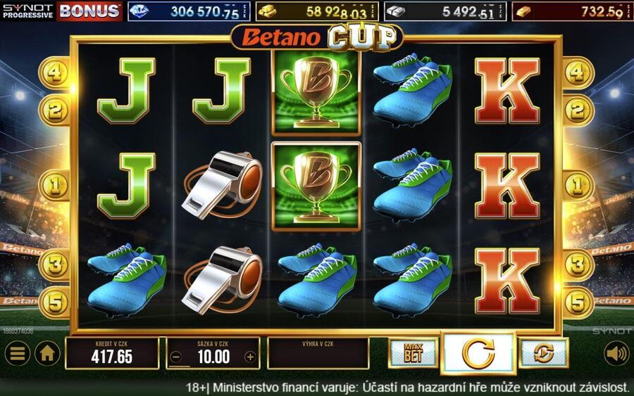Betano Cup – recenze výherního automatu