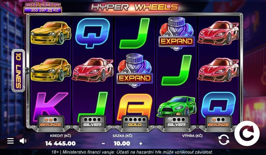 Recenze výherního automatu Hyper Wheels