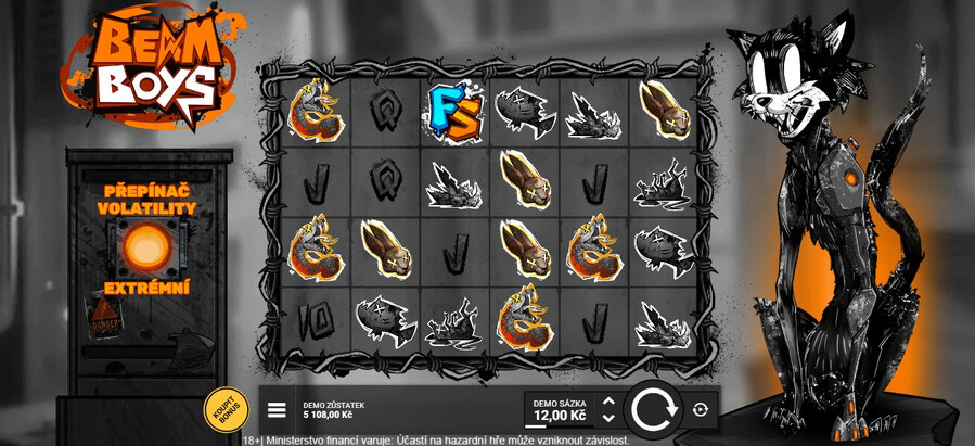 Výherní automat Beam Boys s funkcí Extreme