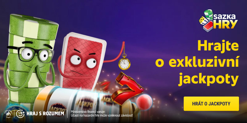 Nejširší výběr automatů s jackpoty v casinu Sazka Hry