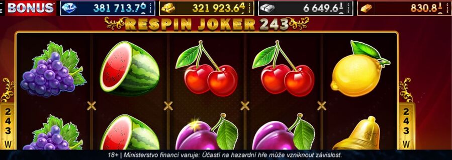 Progressive Bonus jackpot od SYNOT Games