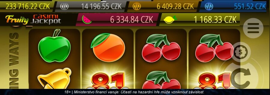 Speciální jackpoty od Casimi