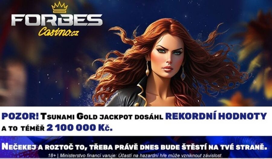 Tsunami jackpot v online casinu Forbes