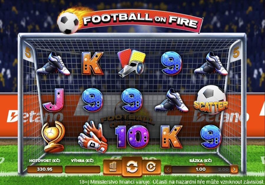 Football on Fire – recenze automatu Kajot Games