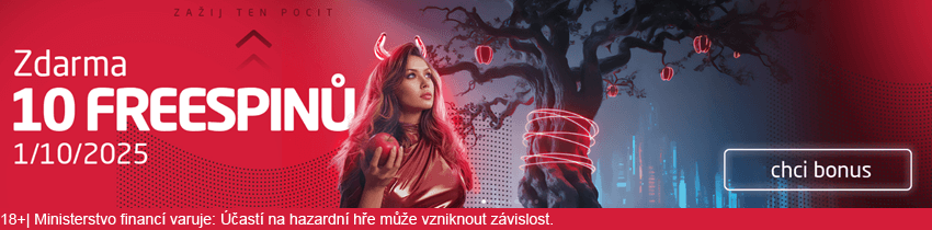 Prvním bonusem měsíčního kalendáře bylo 10 free spinů ZDARMA