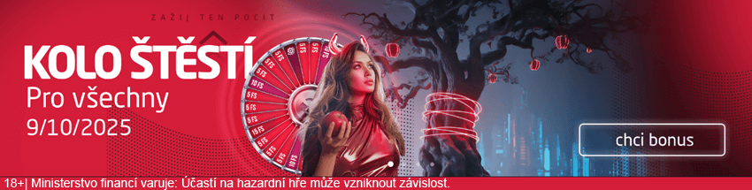 Roztočte si při říjnových bonusech kolo štěstí a získejte až 250 free spinů