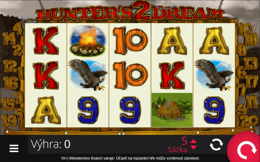 Výherní automat Hunter&#039;s Dream 2