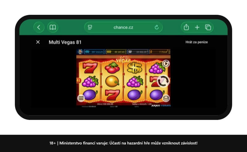 Hrajte Multi Vegas 81 od výrobce Kajot