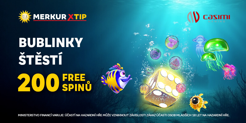 Bublinky štěstí u MerkurXtipu