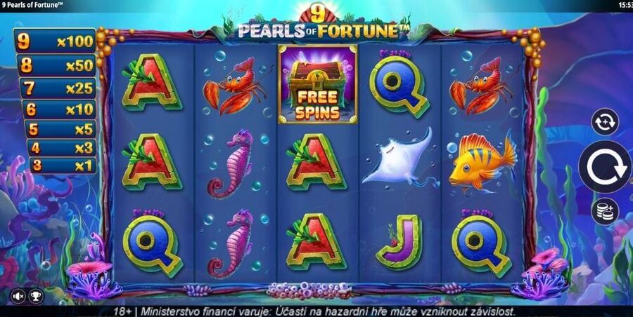 iSoftBet automat – 9 Pearls of Fortune
