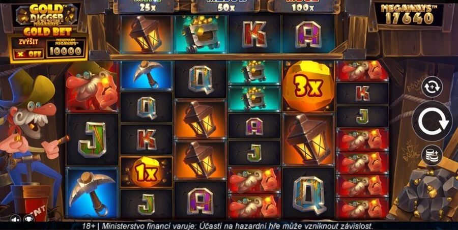 iSoftBet automat – Gold Digger Megaways