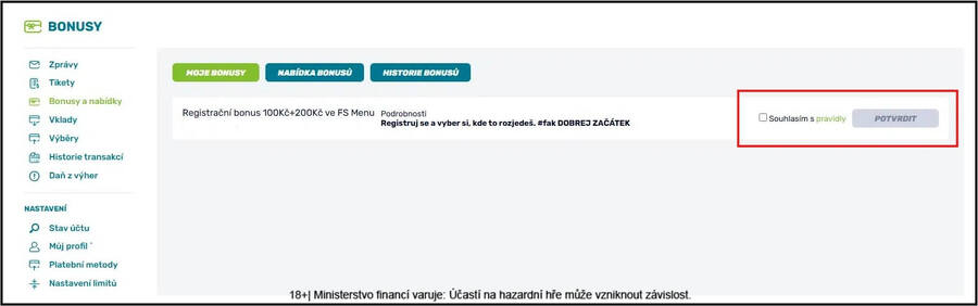 Jak získat fBET free spiny za registraci?